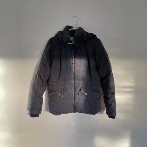 Columbia Women's Gray Down Feather Puffer Jacket